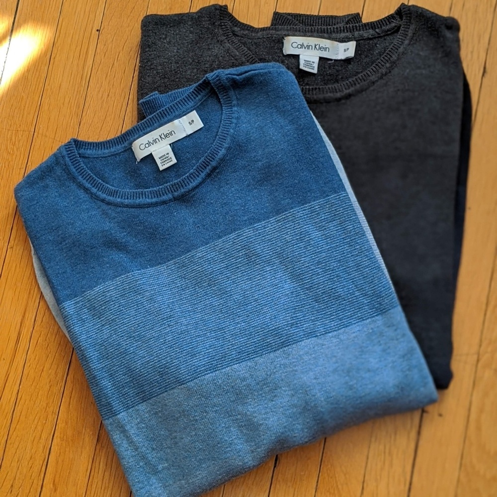 X2 Calvin Klein Pullover Sweater Bundle - image 1